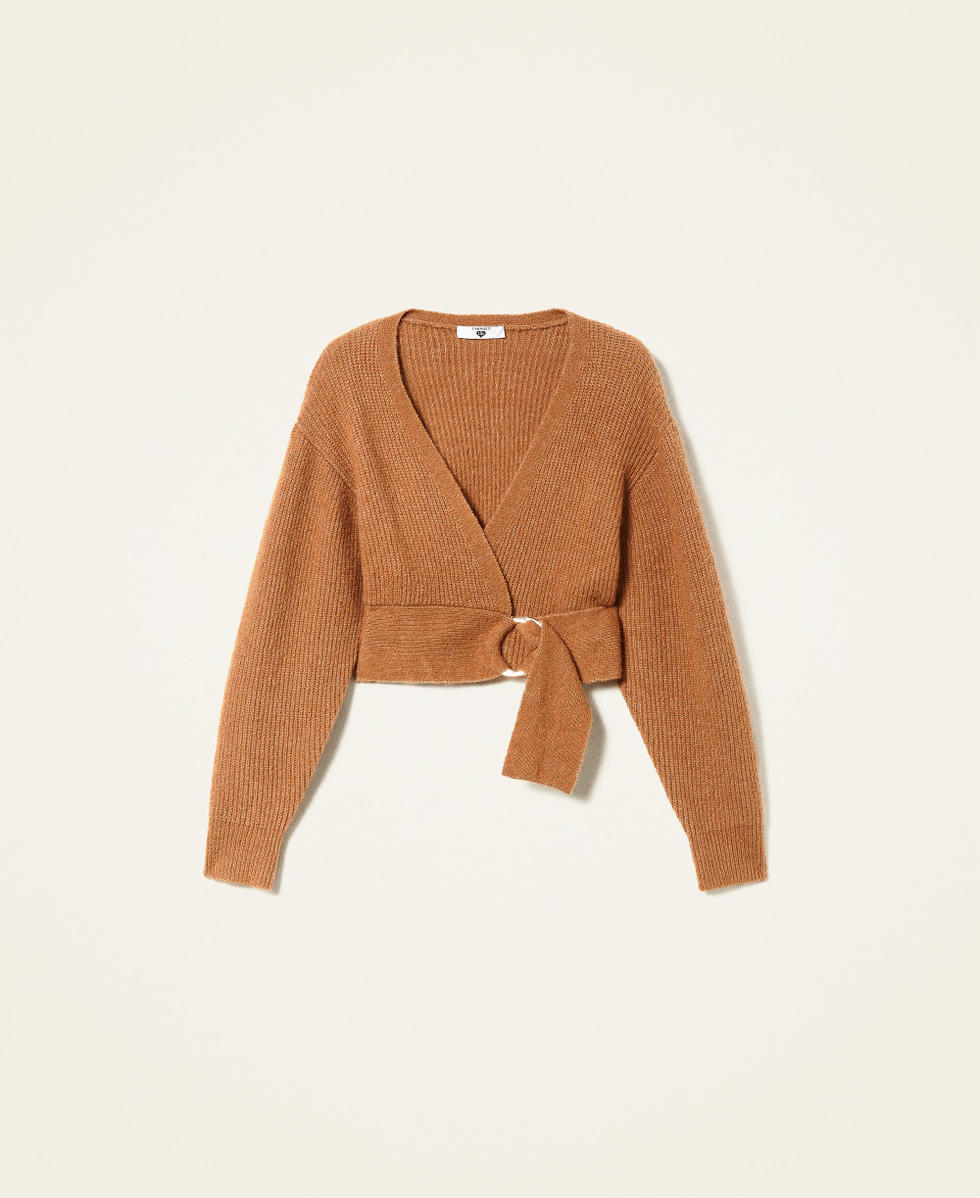 Criss cross back cardigan store