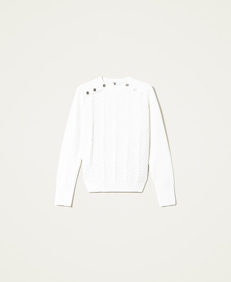 Maglia a rombi con bottoni