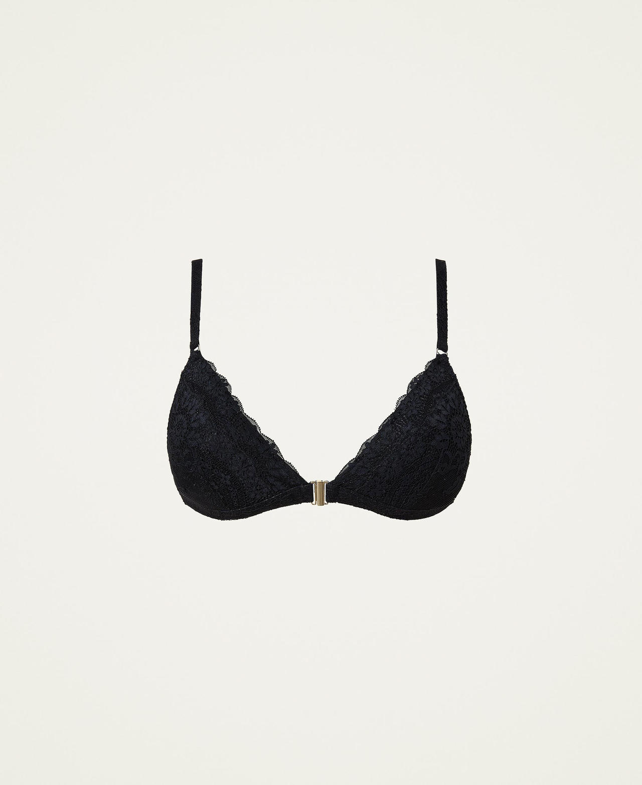 Lace triangle bra
