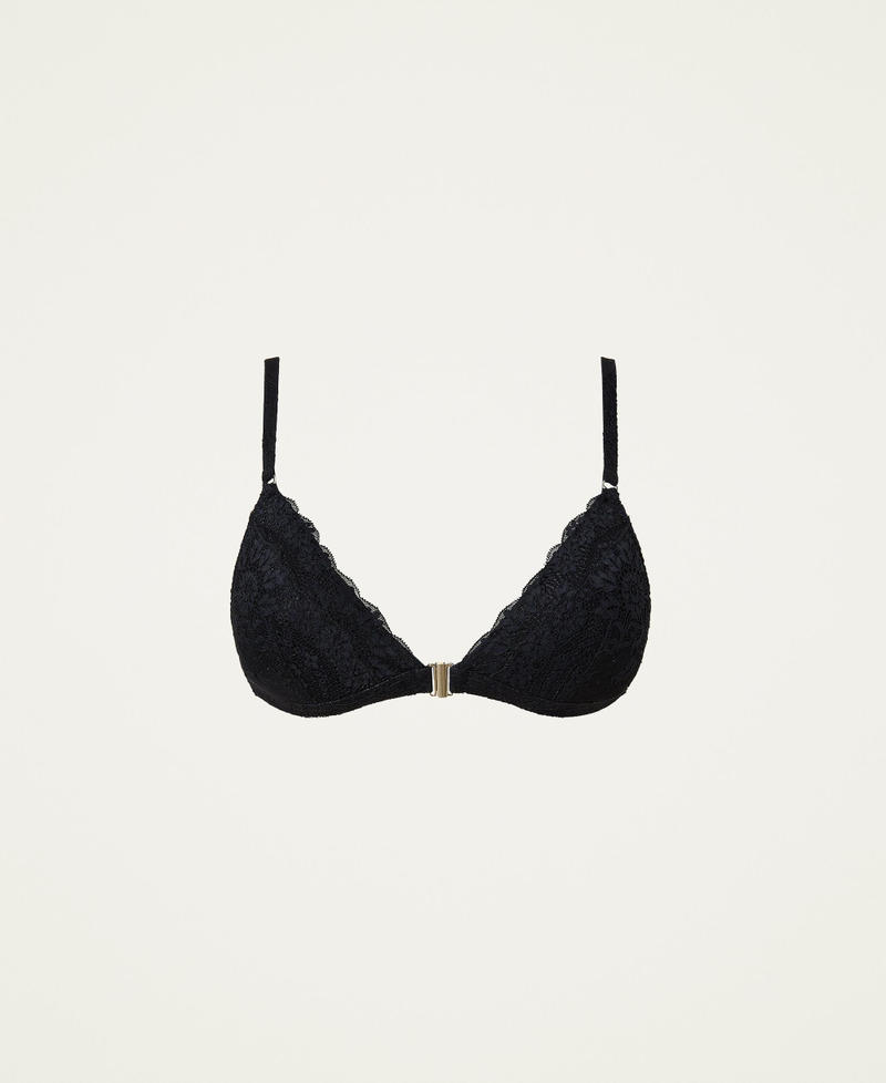 Lace triangle bra