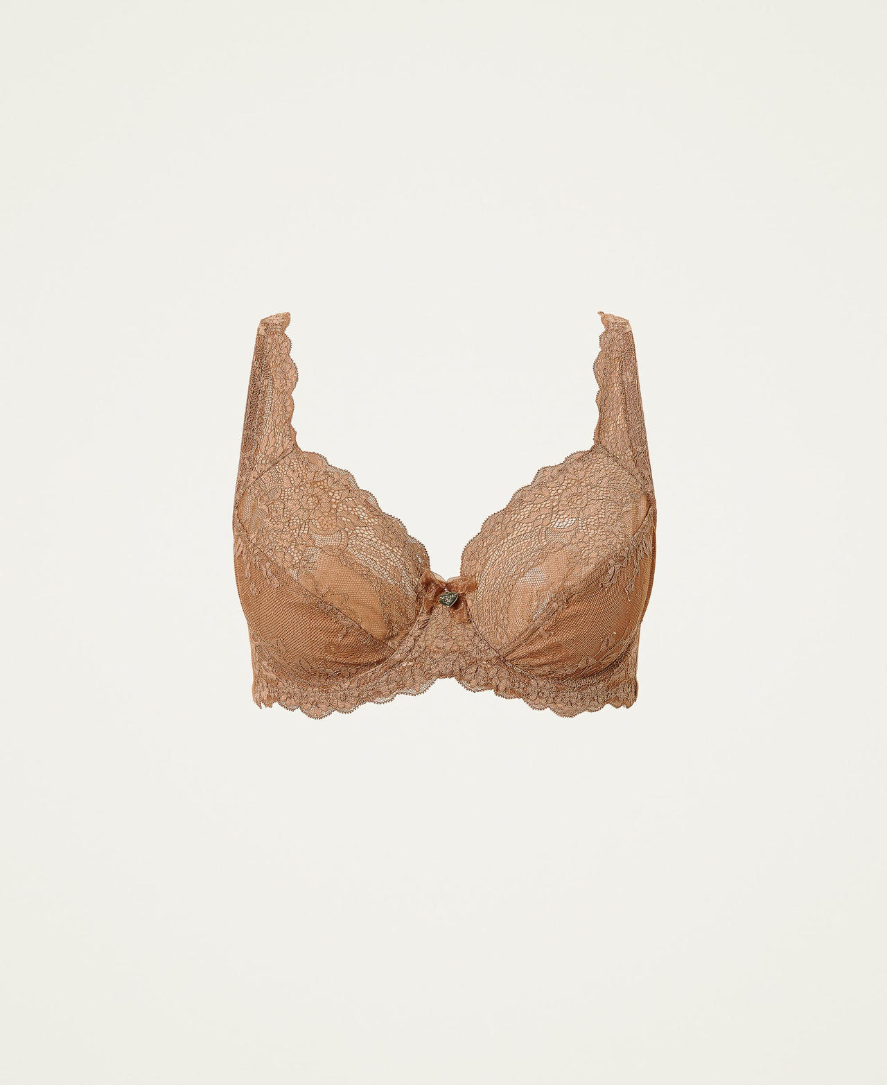 Underwired lace bra