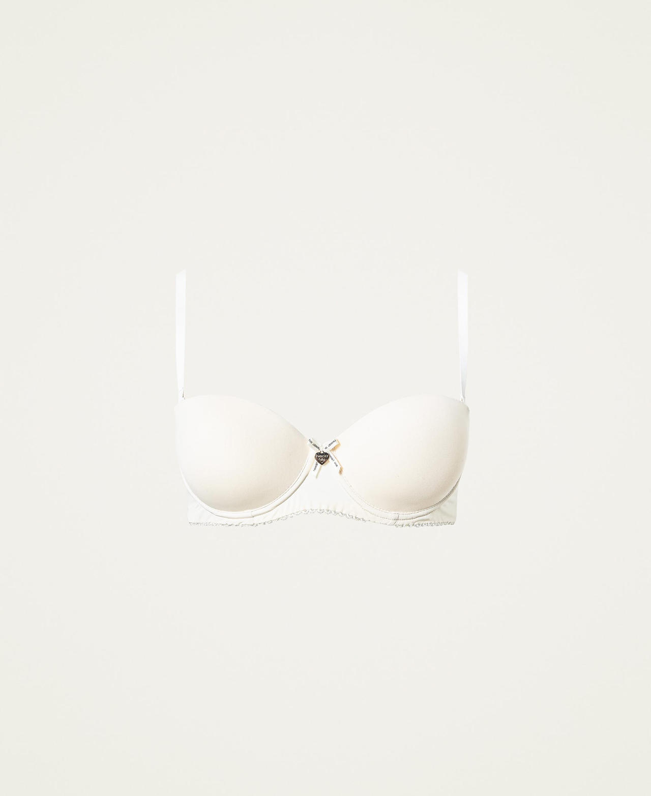 Bandeau bra with tiny bow