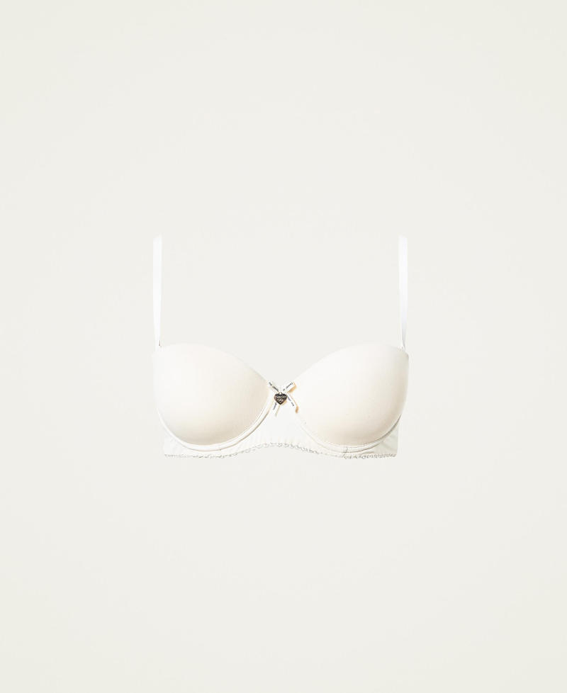 Bandeau bra with tiny bow