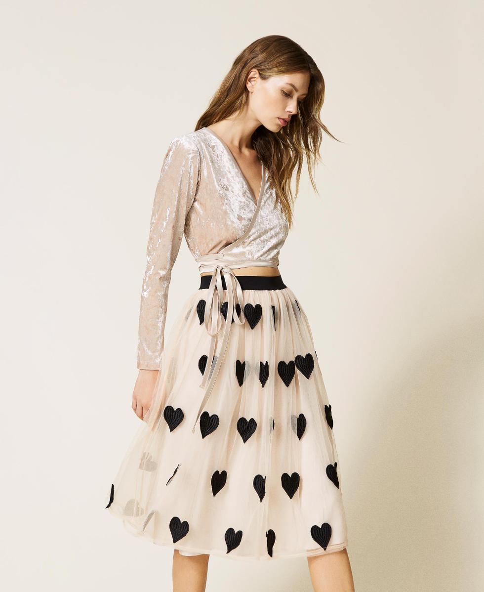 Shimmering chenille shrug