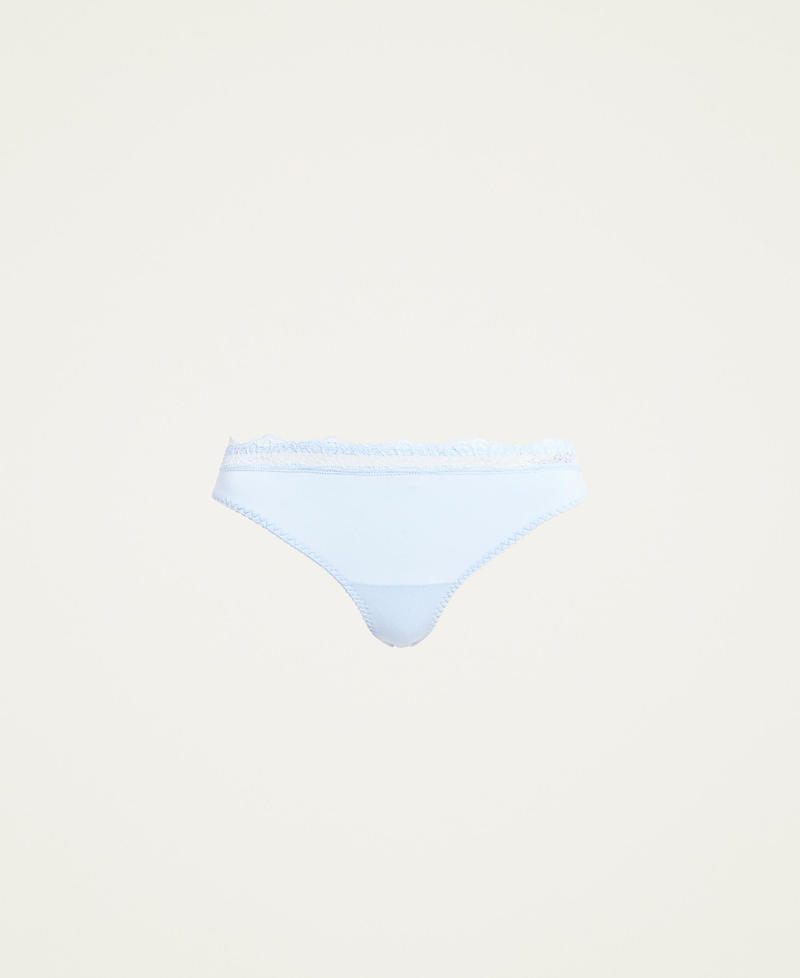 Micromodal and lace g-string
