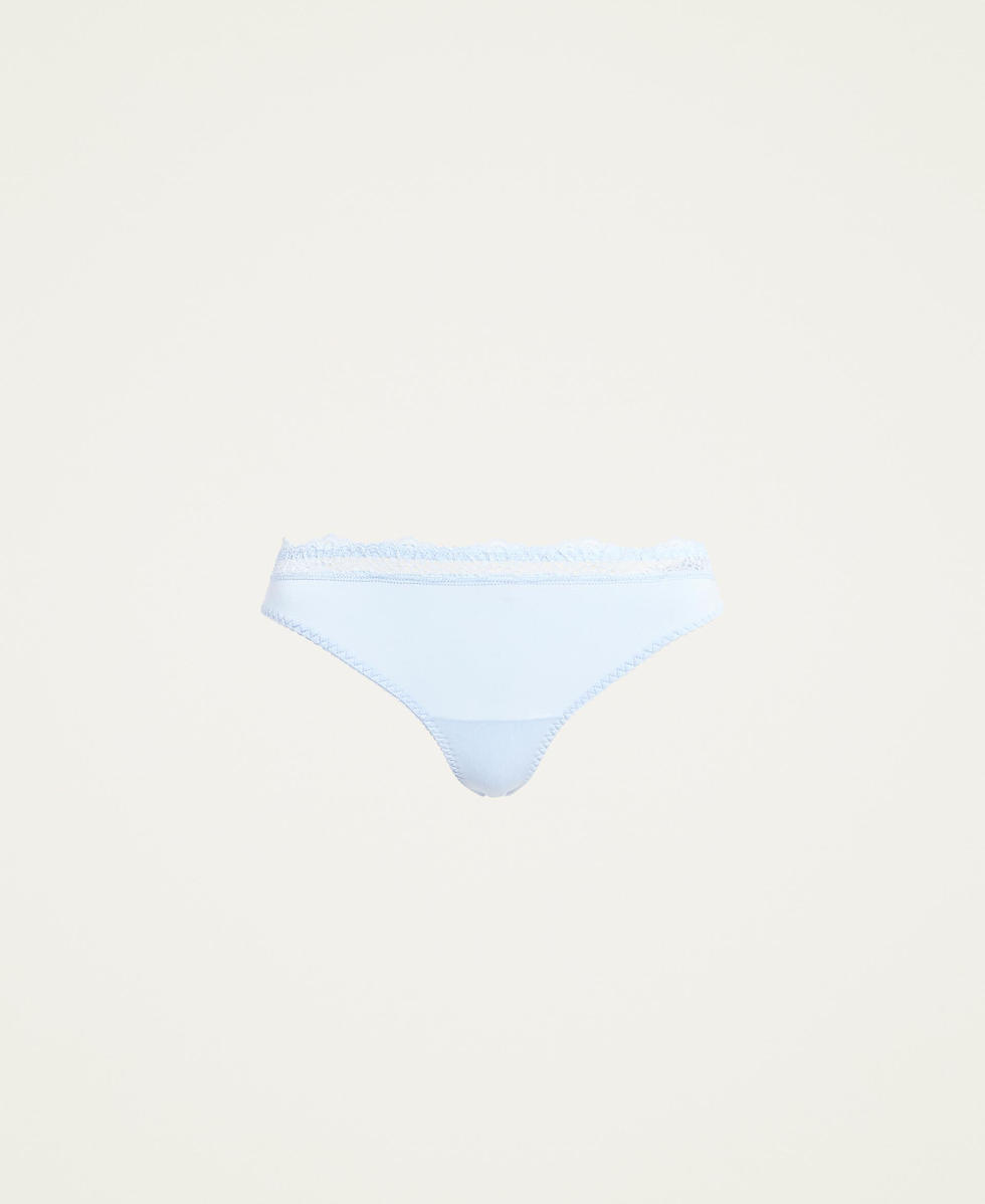 Micromodal and lace g-string