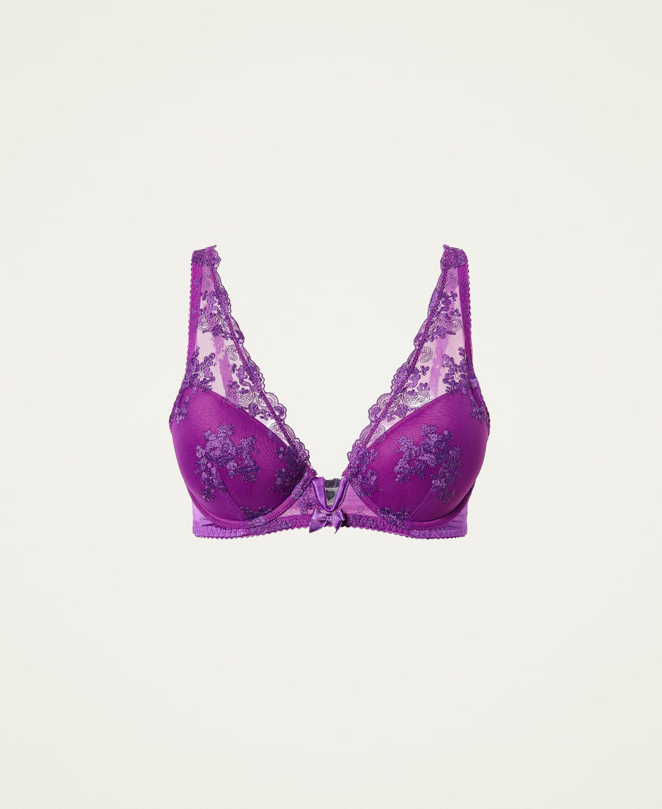 Mya Swimwear Bikini donna con reggiseno imbottito e slip con strass: in