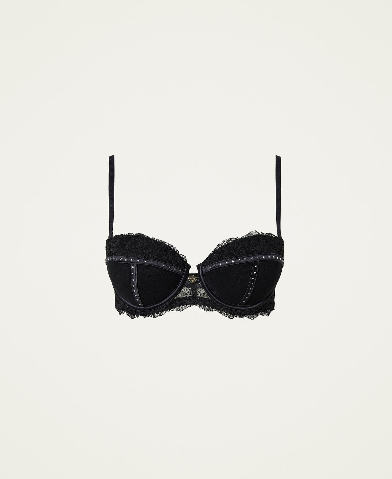 Padded balconette bra