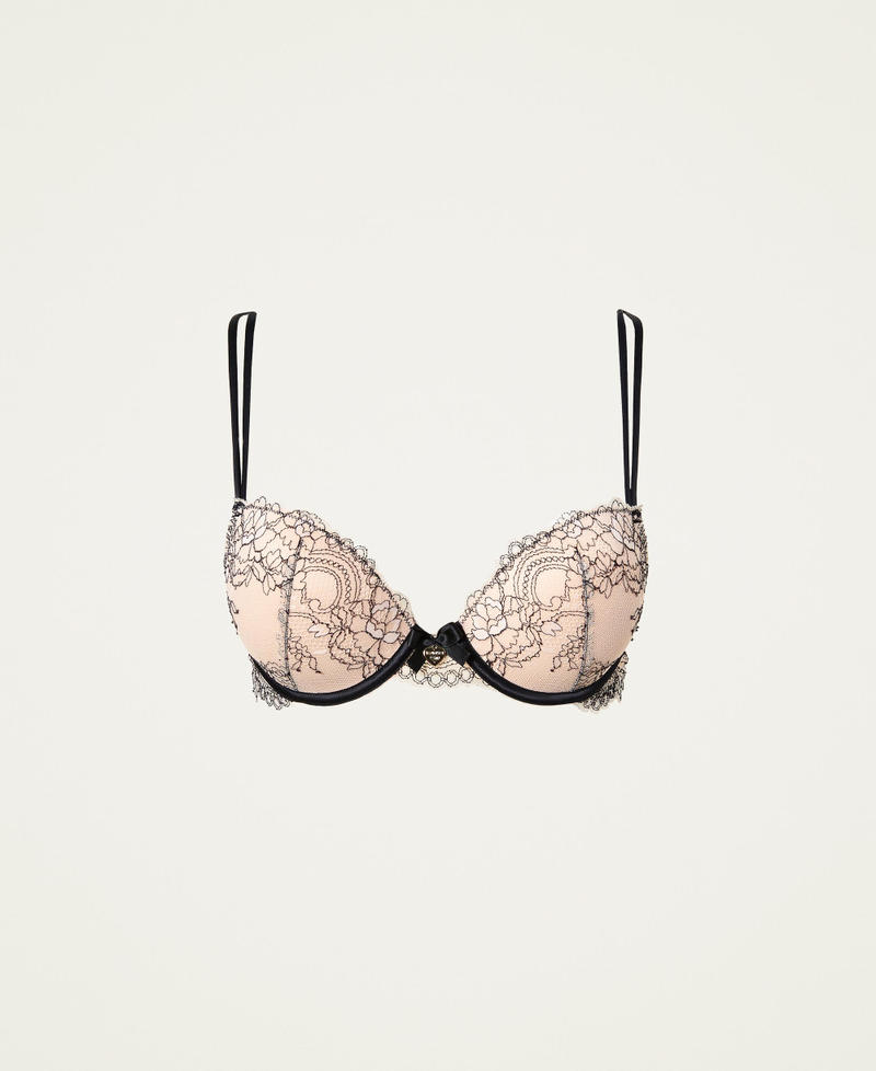 Reggiseno push-up in pizzo rébrodé