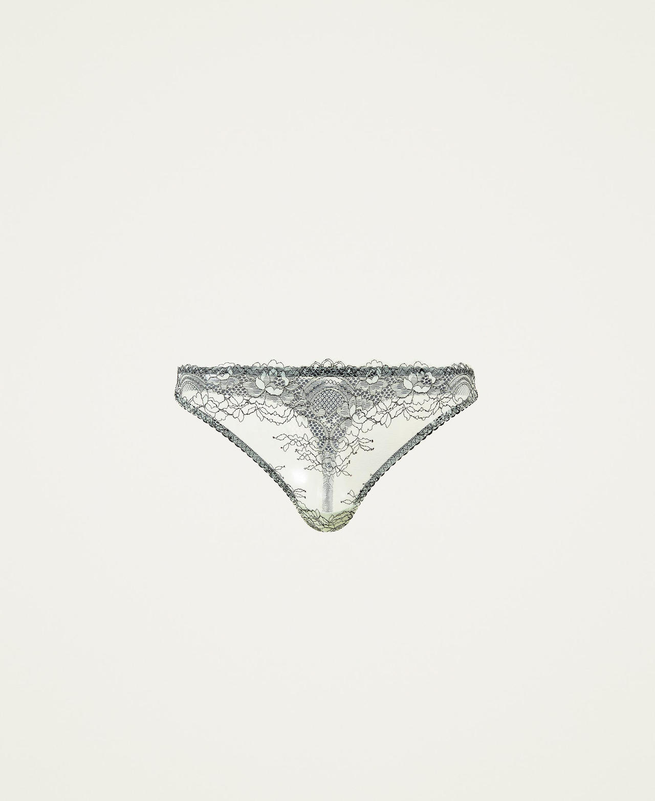 Lace and tulle G-string