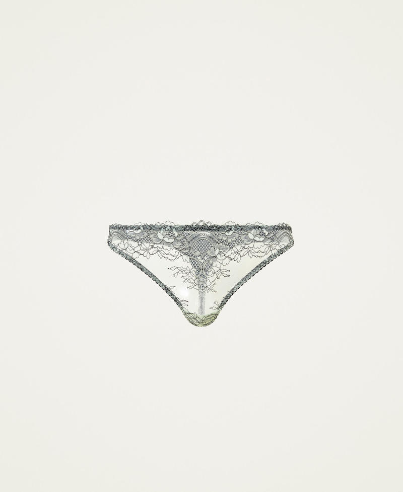 Lace and tulle G-string