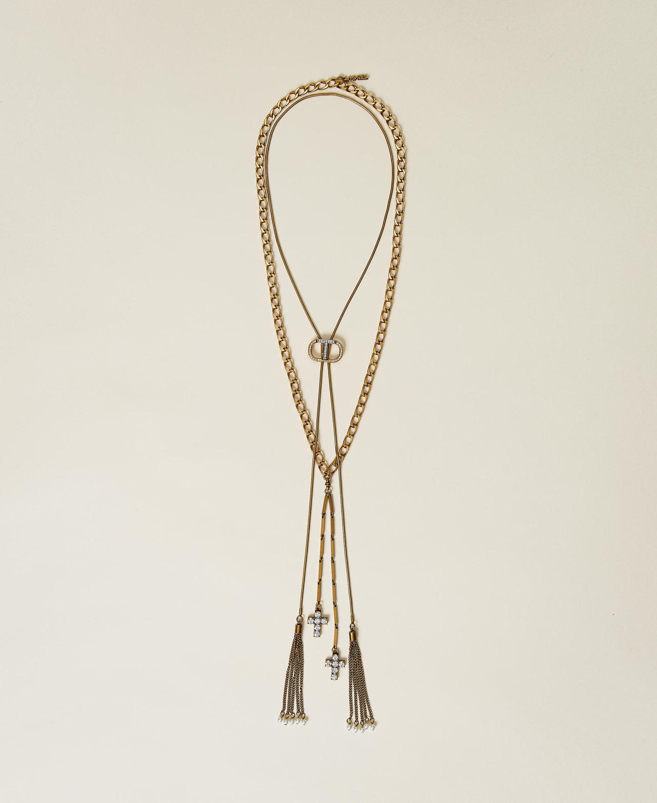 Choker and rosary chain set