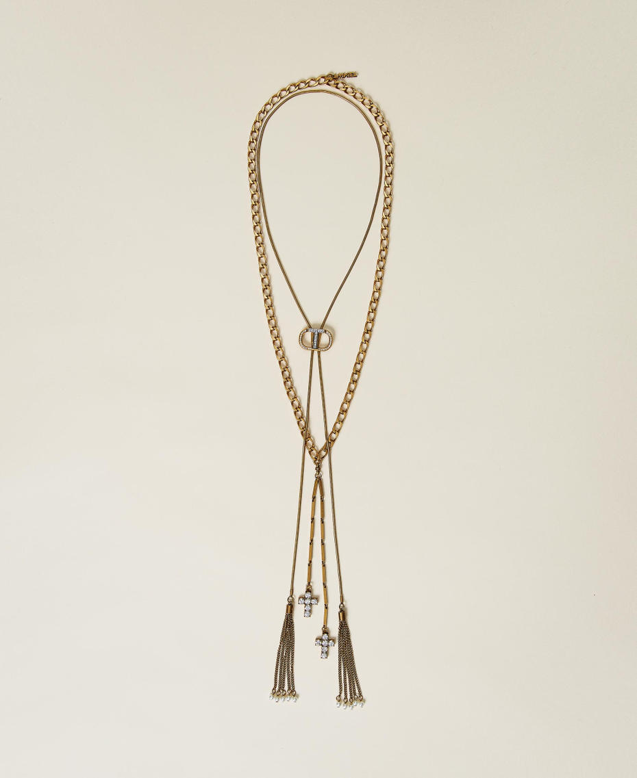 Choker and rosary chain set