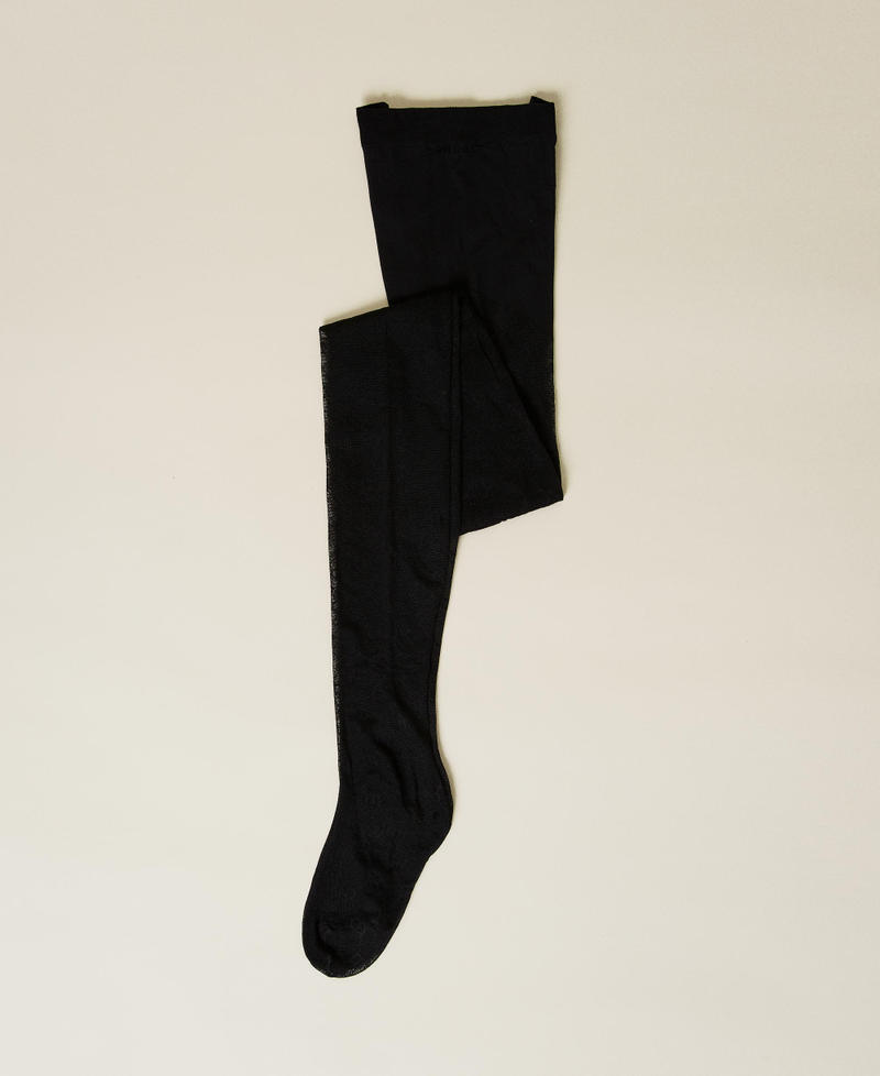 Collant con logo jacquard