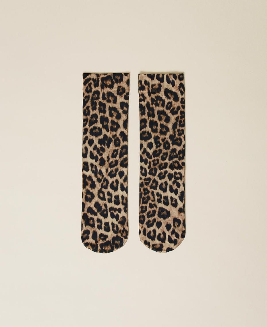 Animal print socks