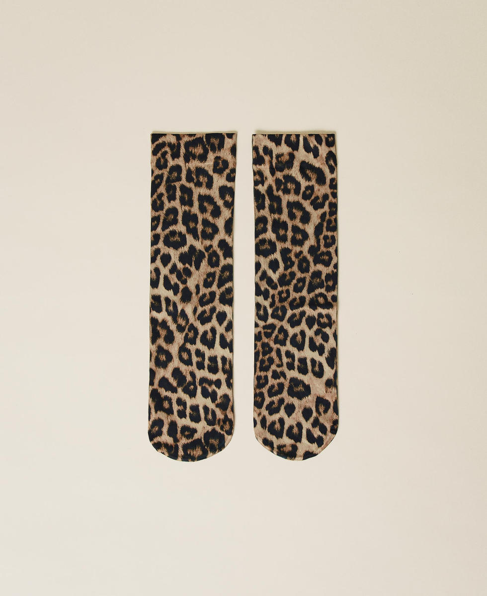 Animal print socks