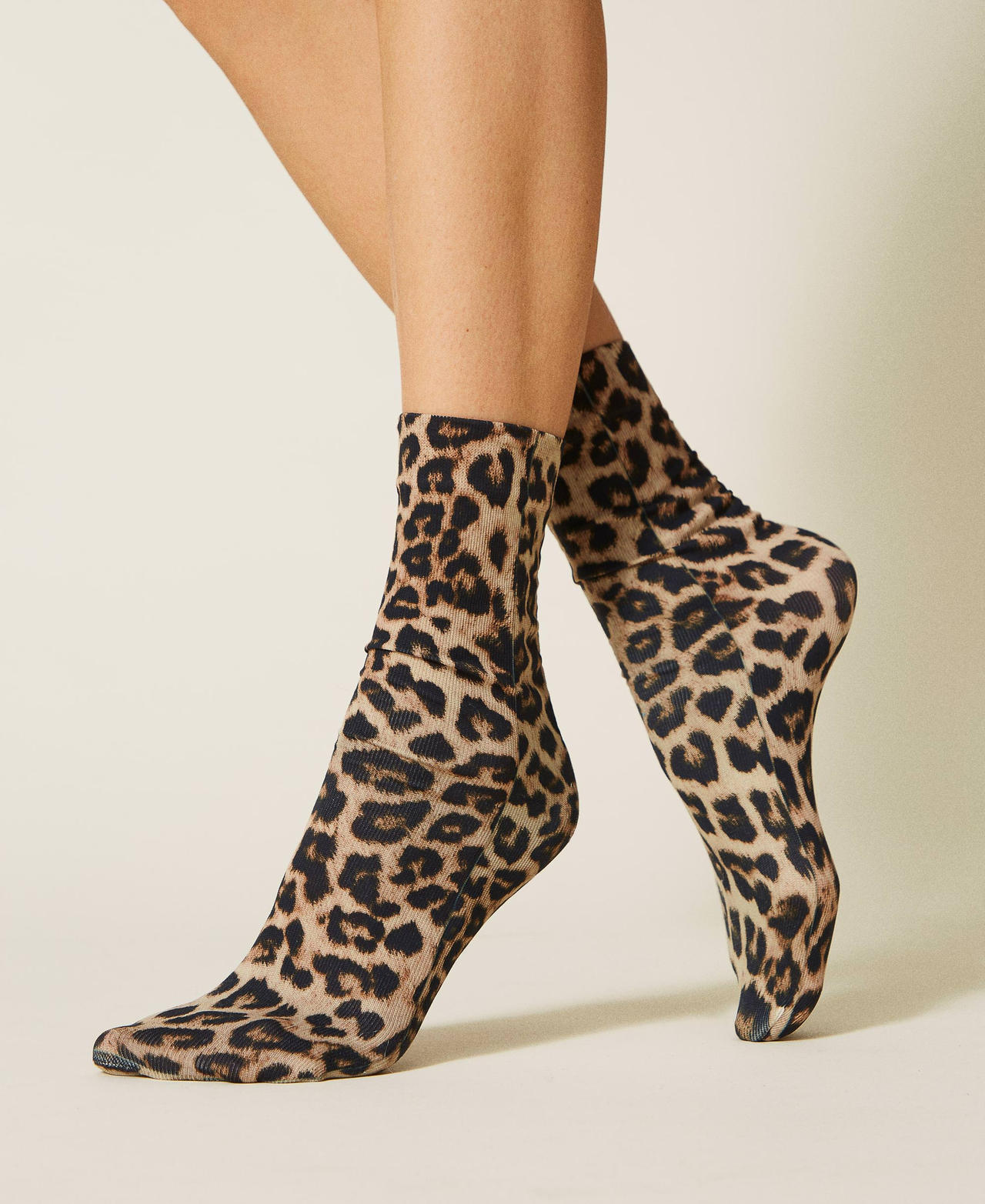 Animal print socks
