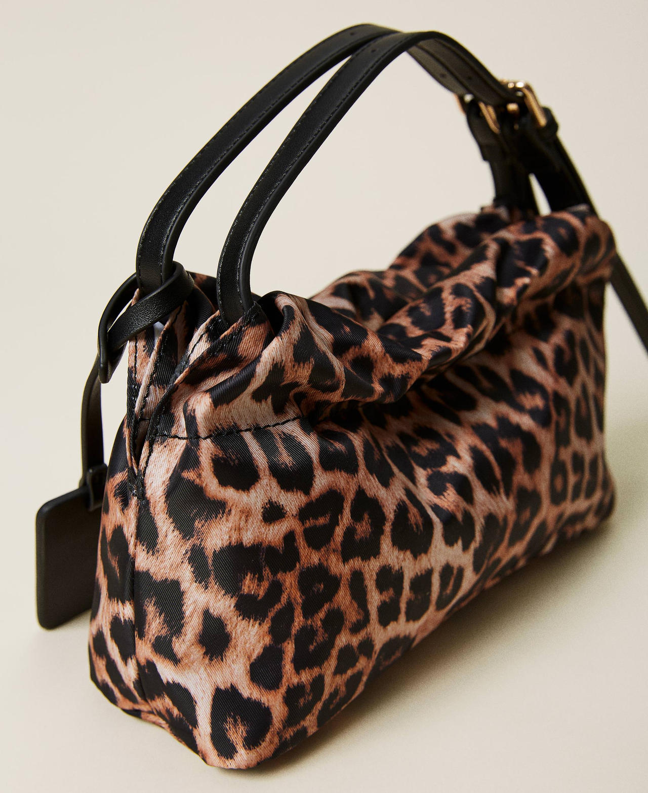 Hobo-Bag mit Raffung