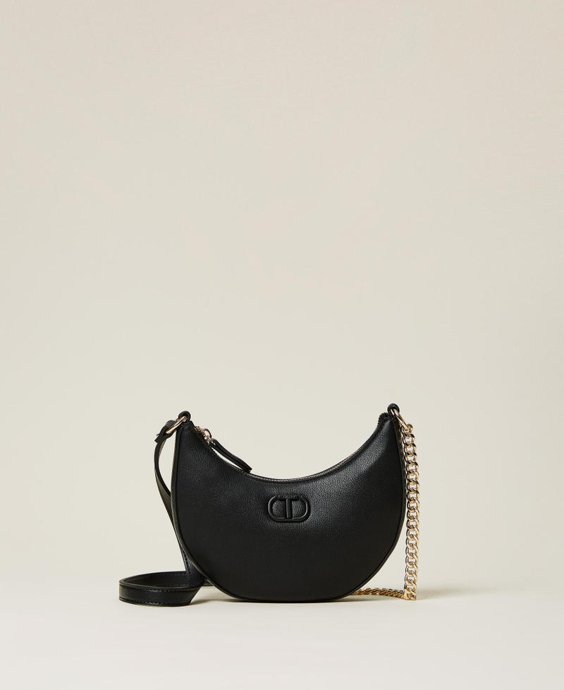 Borsa 'Moon' con tracolla e logo in tono