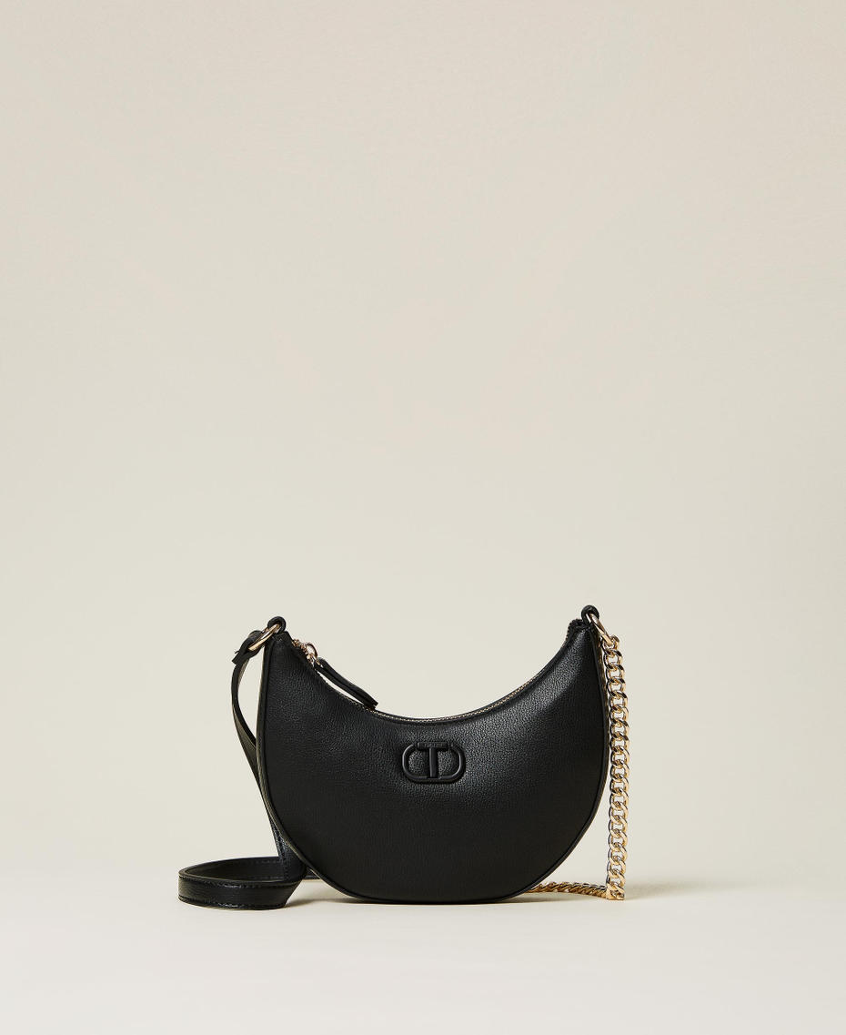Borsa 'Moon' con tracolla e logo in tono