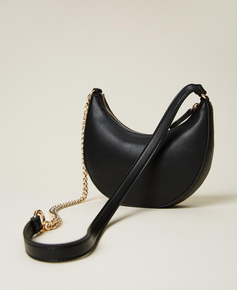 Borsa 'Moon' con tracolla e logo in tono