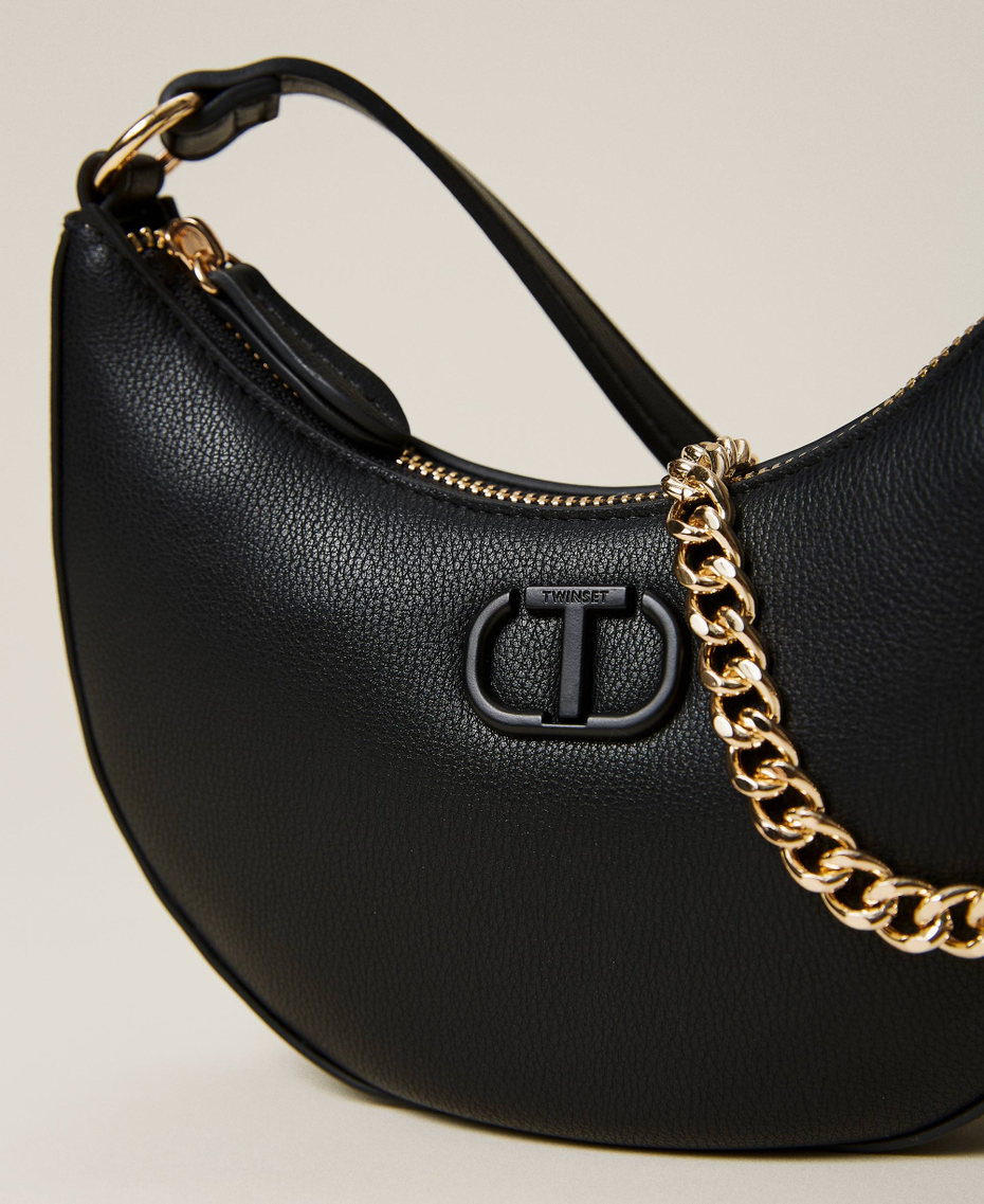 Borsa 'Moon' con tracolla e logo in tono