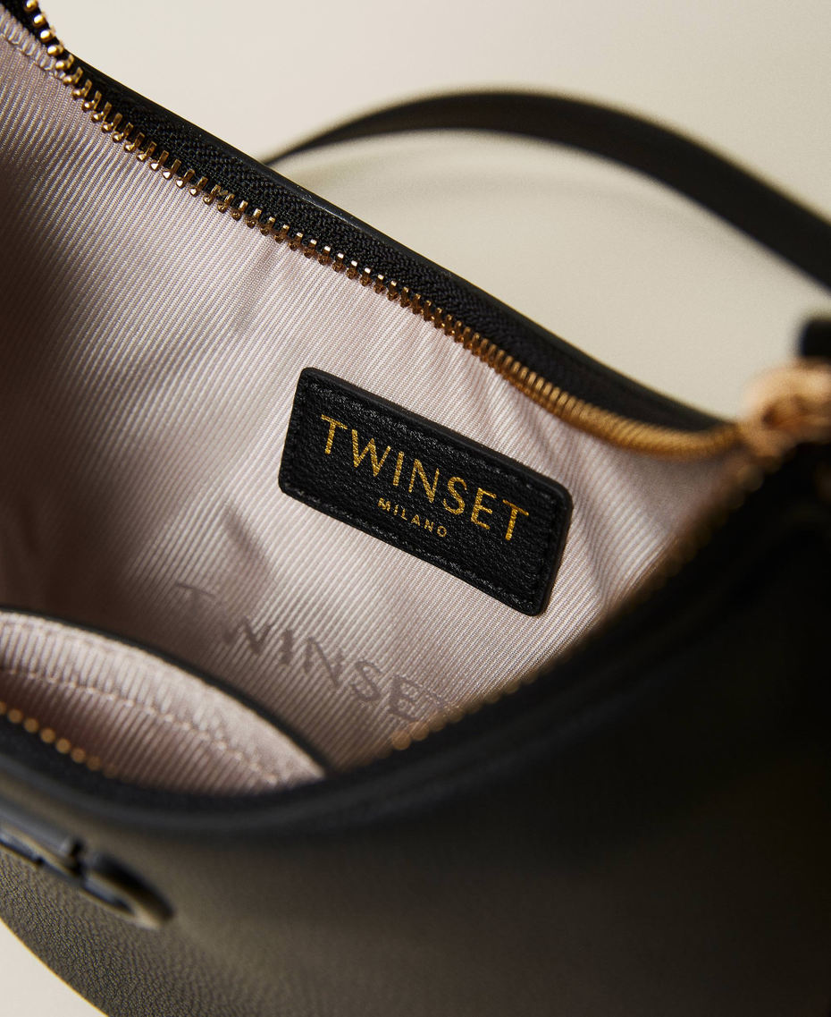 Borsa 'Moon' con tracolla e logo in tono
