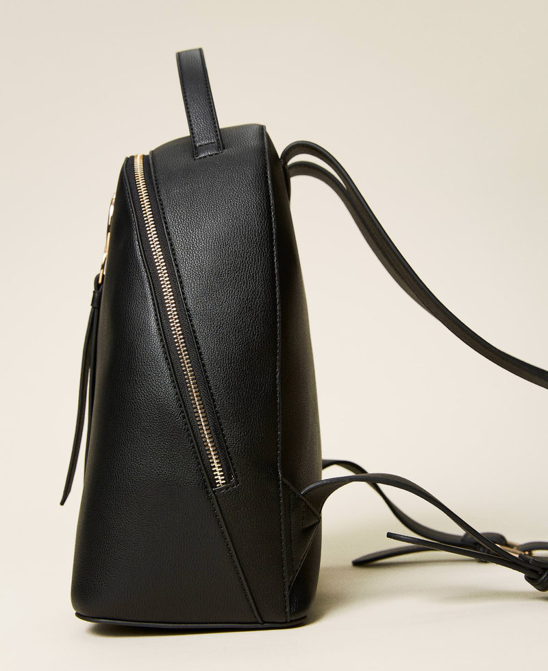 Рюкзак с логотипом и ремешком Черный женщина 222TB7293-02