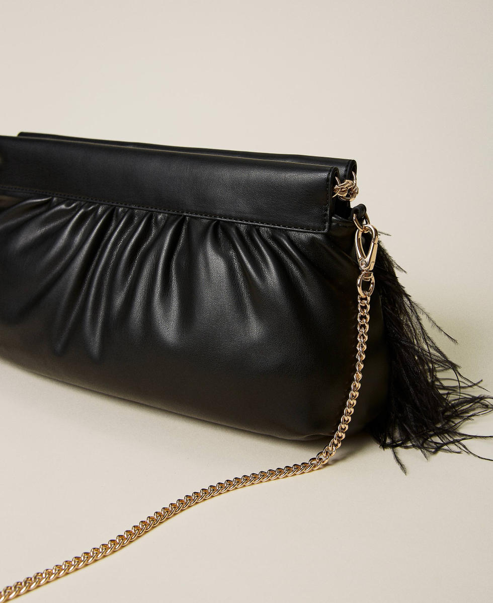 Pochette con piume top