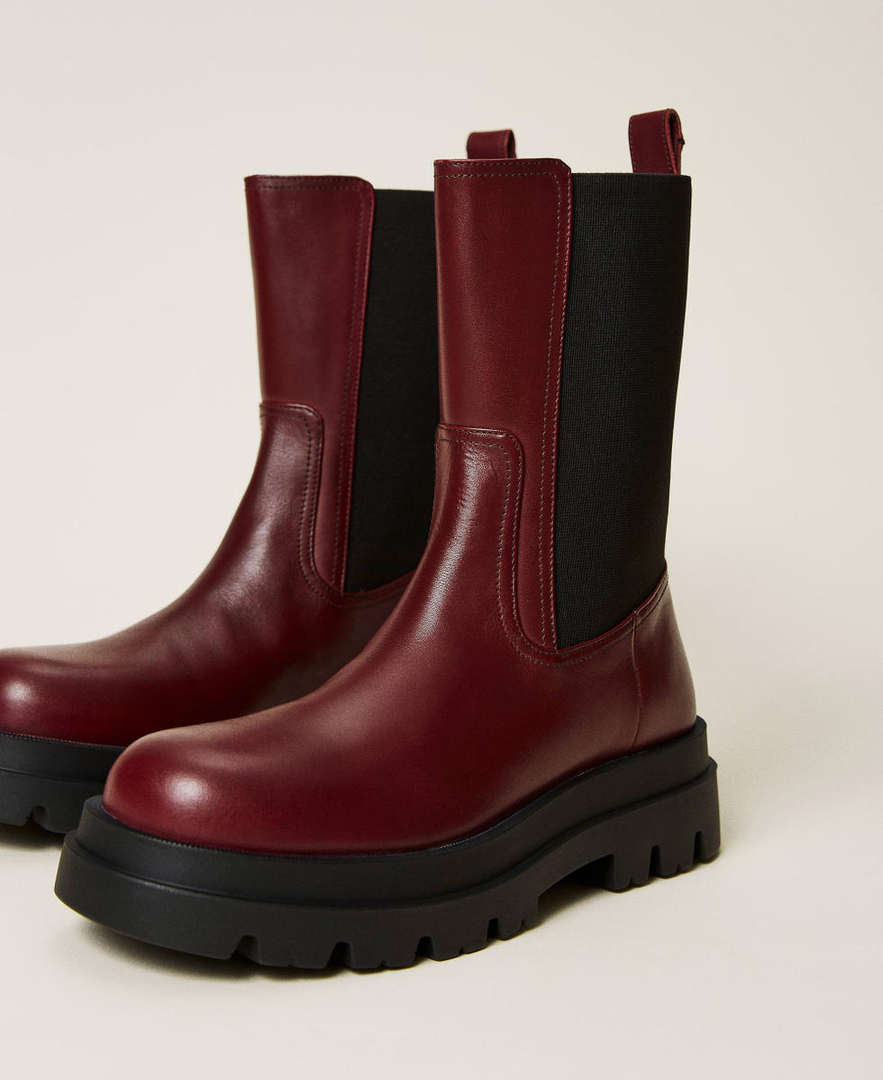 Leather Chelsea boots