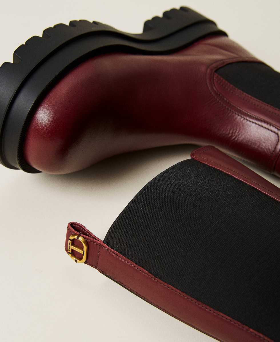 Leather Chelsea boots