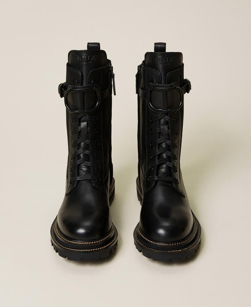 Bottes motardes cuir shop