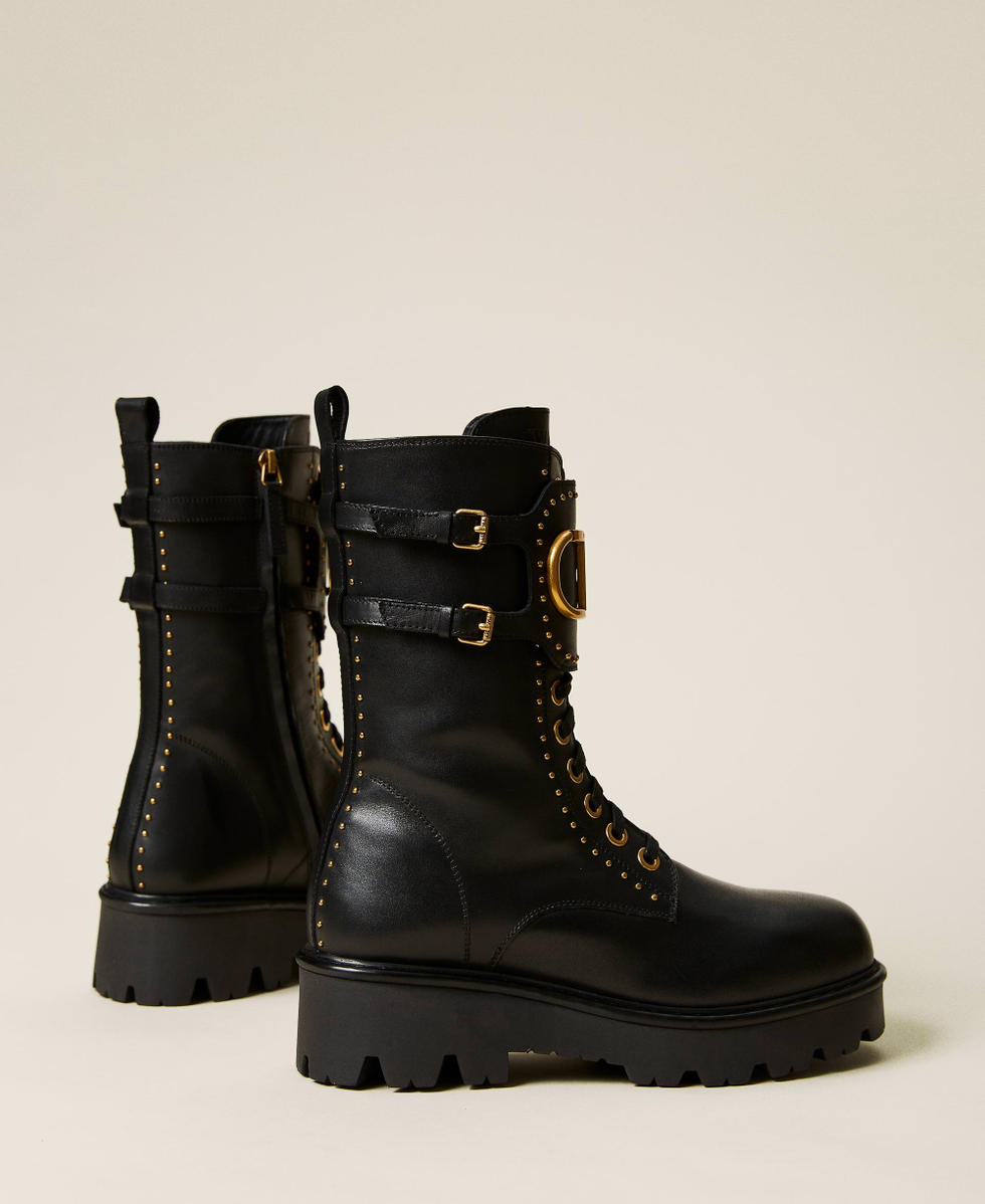 Bottines motardes cuir top