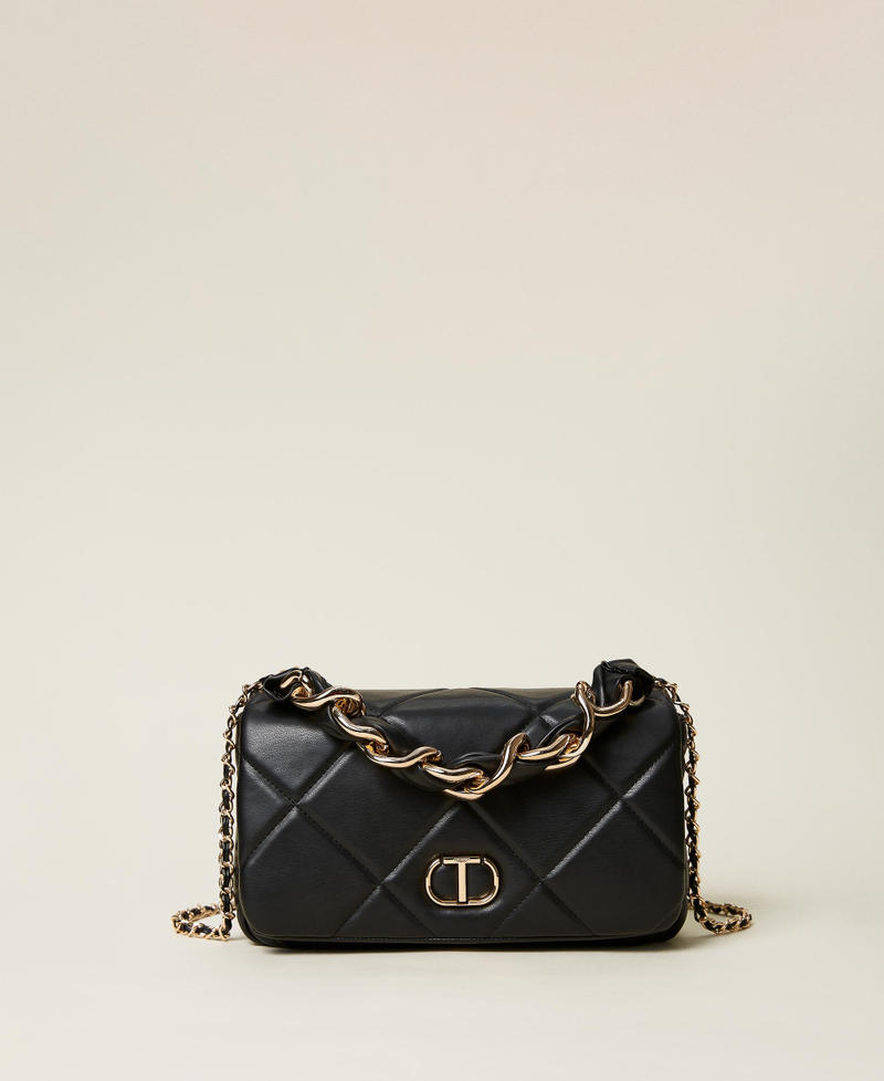 Borsa a tracolla 'Chérie' matelassé Nero Donna 222TD8020_00006_01
