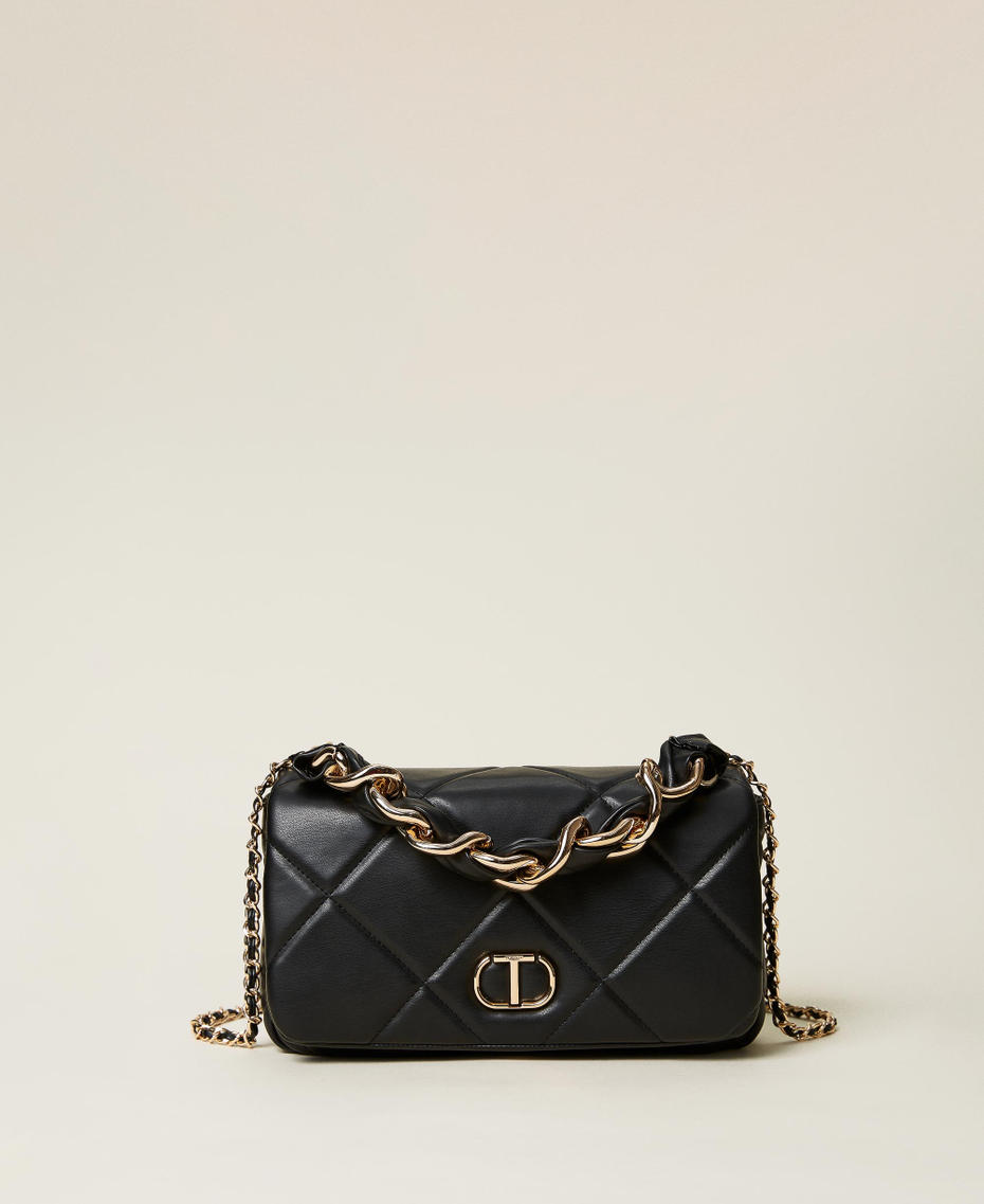 Borsa a tracolla 'Chérie' matelassé Nero Donna 222TD8020_00006_01