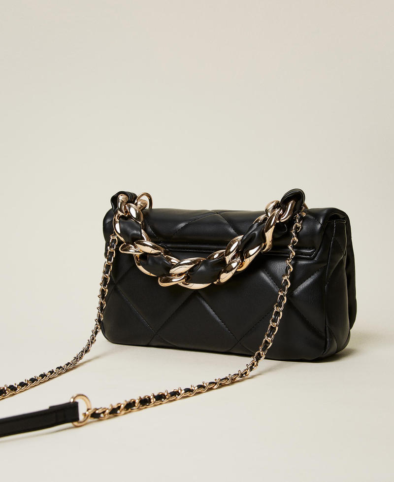 Borsa a tracolla 'Chérie' matelassé Nero Donna 222TD8020_00006_04