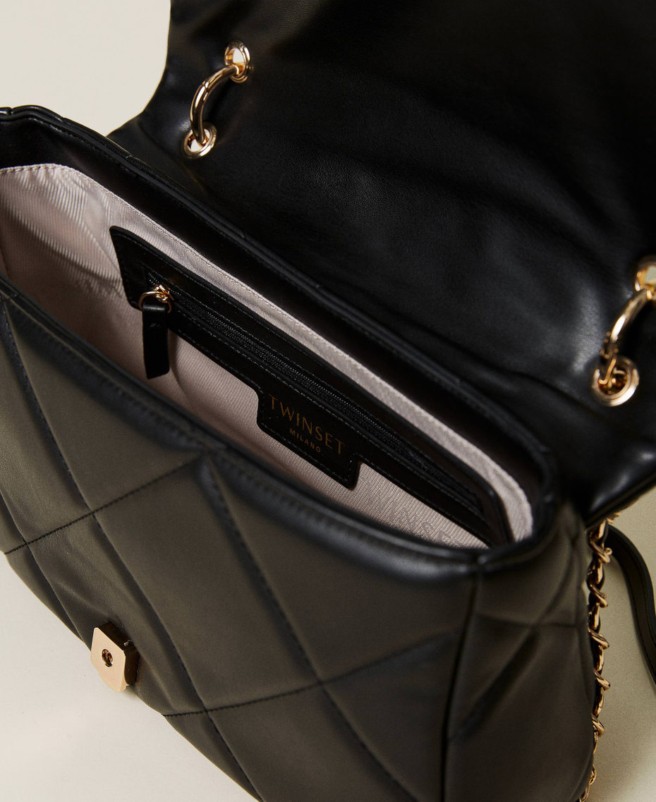 Borsa a tracolla 'Chérie' matelassé Nero Donna 222TD8020_00006_05