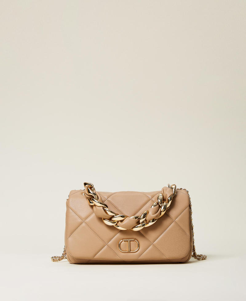 Borsa a tracolla 'Chérie' matelassé Beige "Light Wood" Donna 222TD8020_10017_01