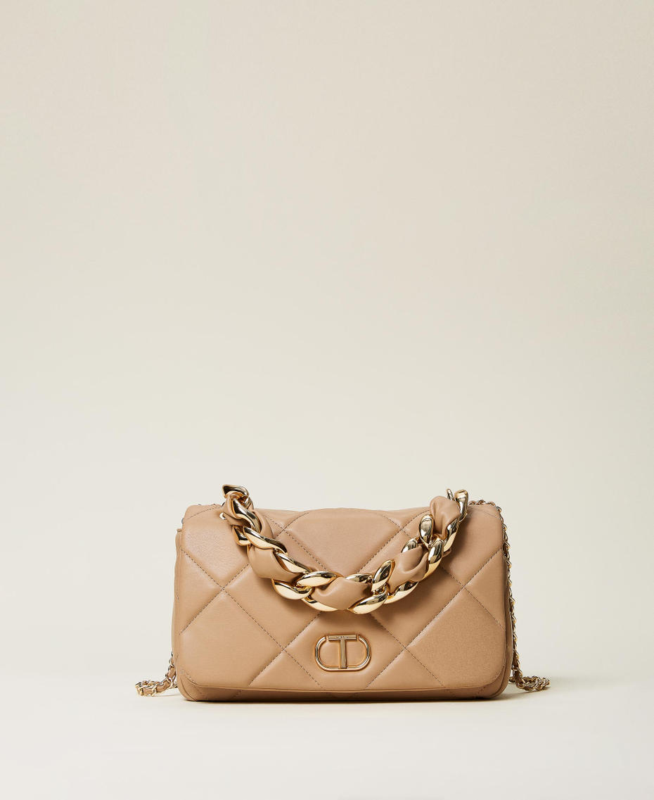 Borsa a tracolla 'Chérie' matelassé Beige "Light Wood" Donna 222TD8020_10017_01