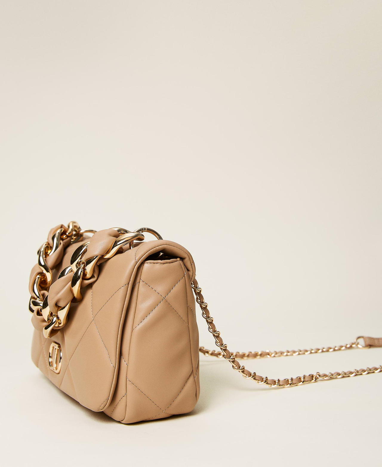 Borsa a tracolla 'Chérie' matelassé Beige "Light Wood" Donna 222TD8020_10017_02