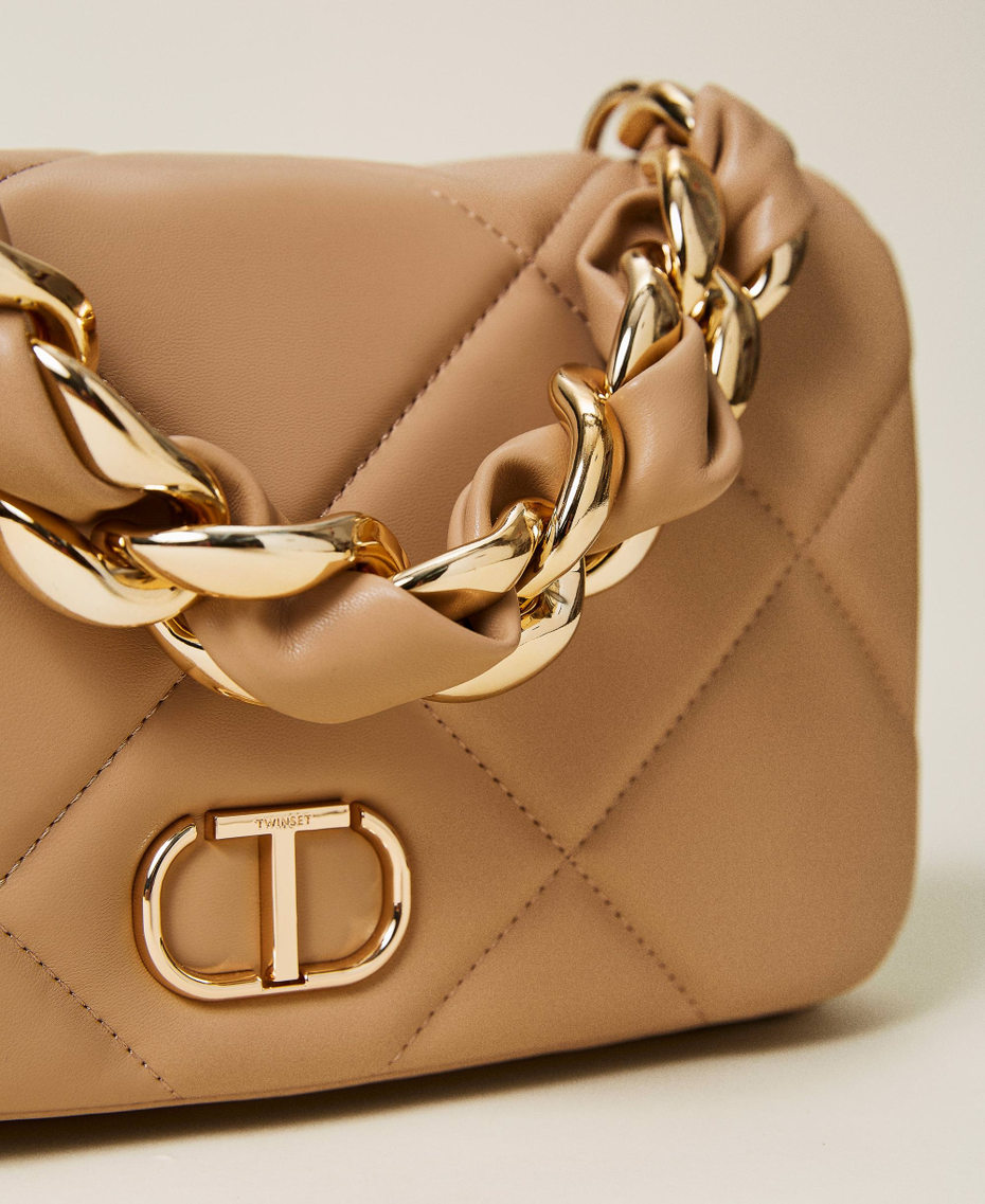 Borsa a tracolla 'Chérie' matelassé Beige "Light Wood" Donna 222TD8020_10017_03