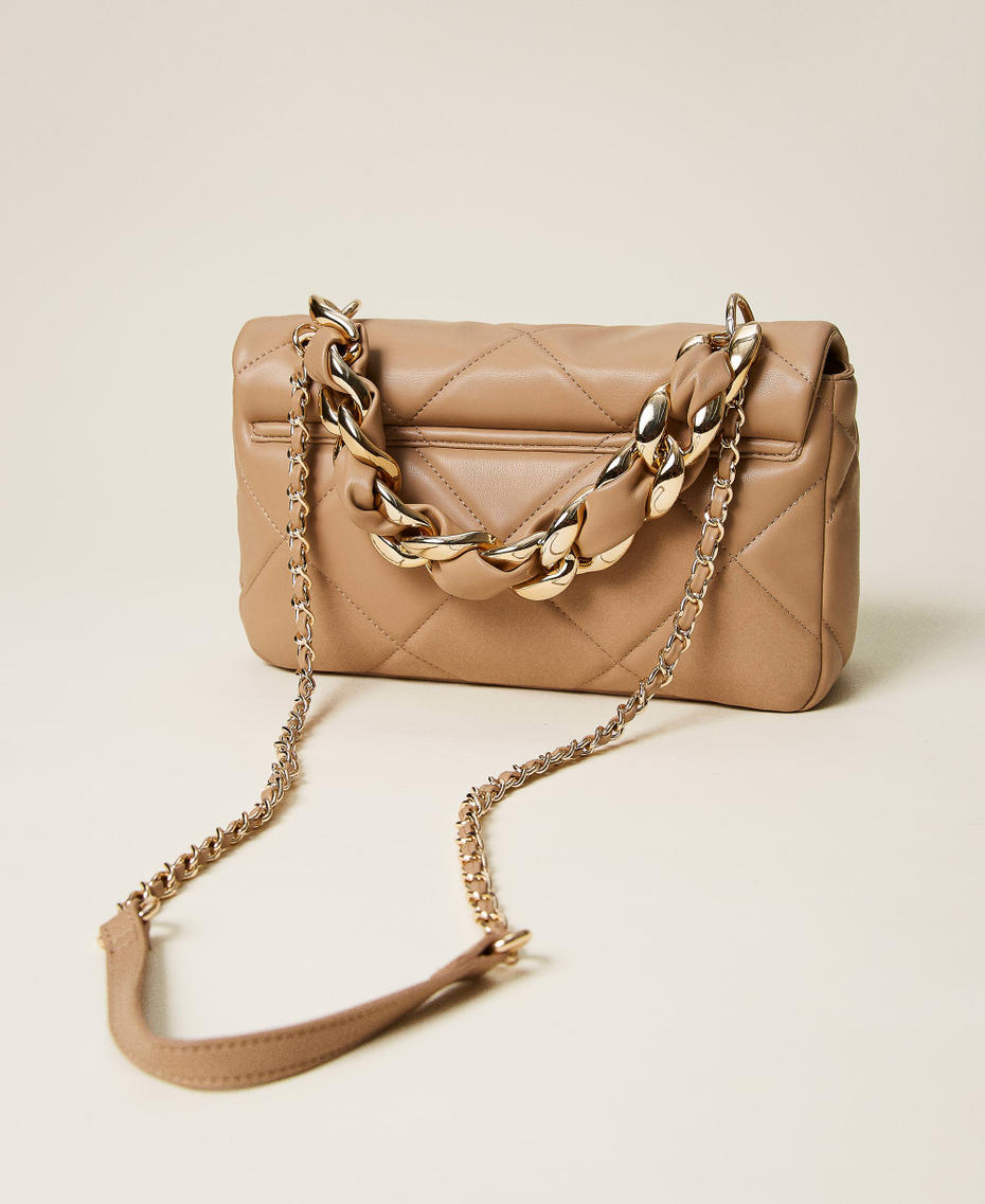 Borsa a tracolla 'Chérie' matelassé Beige "Light Wood" Donna 222TD8020_10017_04