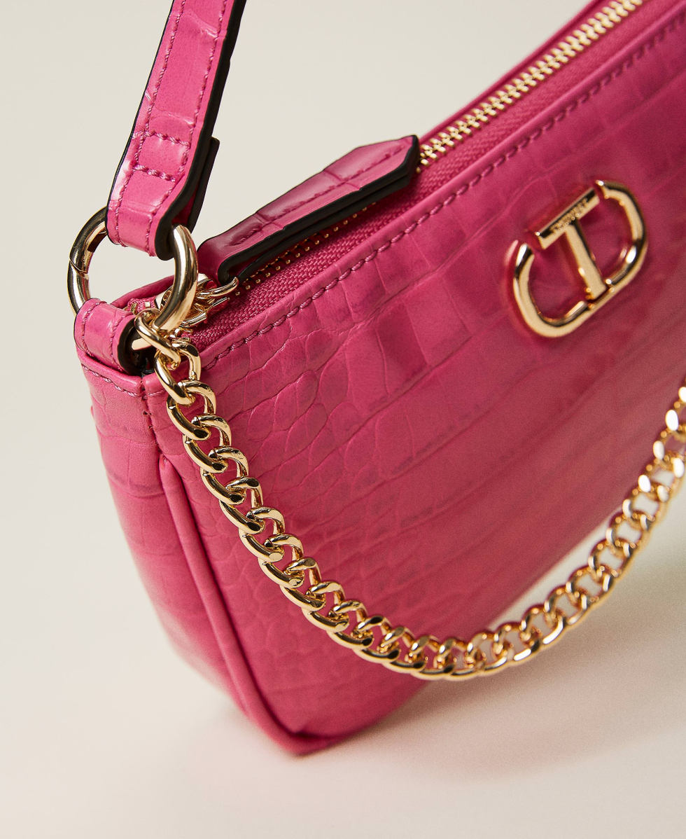 Gucci pink crocodile bag discount