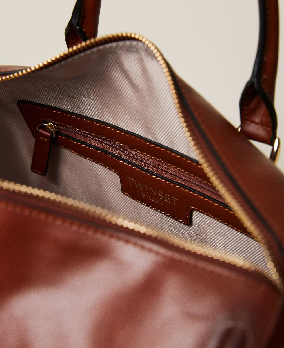 Borsa bauletto con sfumature e logo