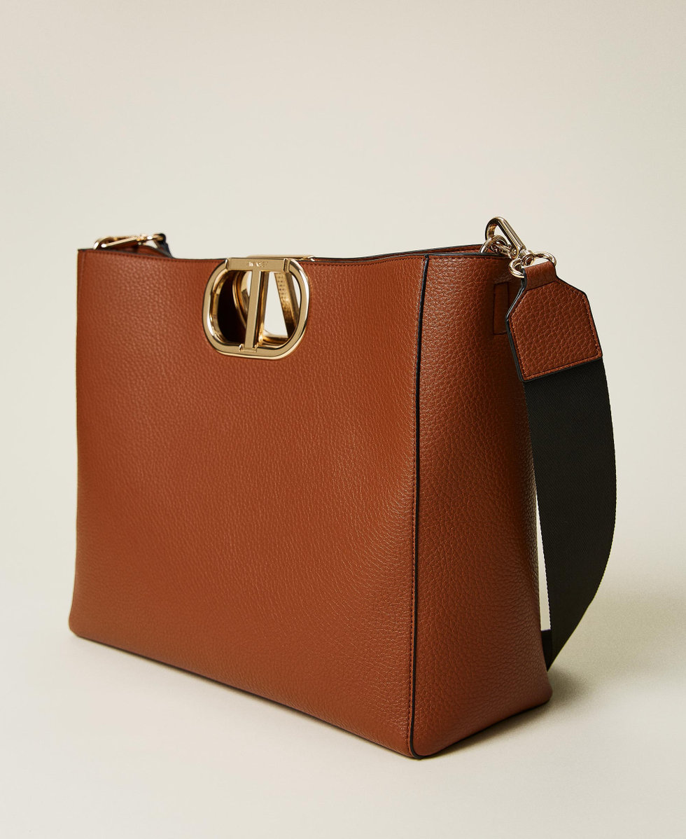 Borsa shopper grande 'Lila' con maxi logo