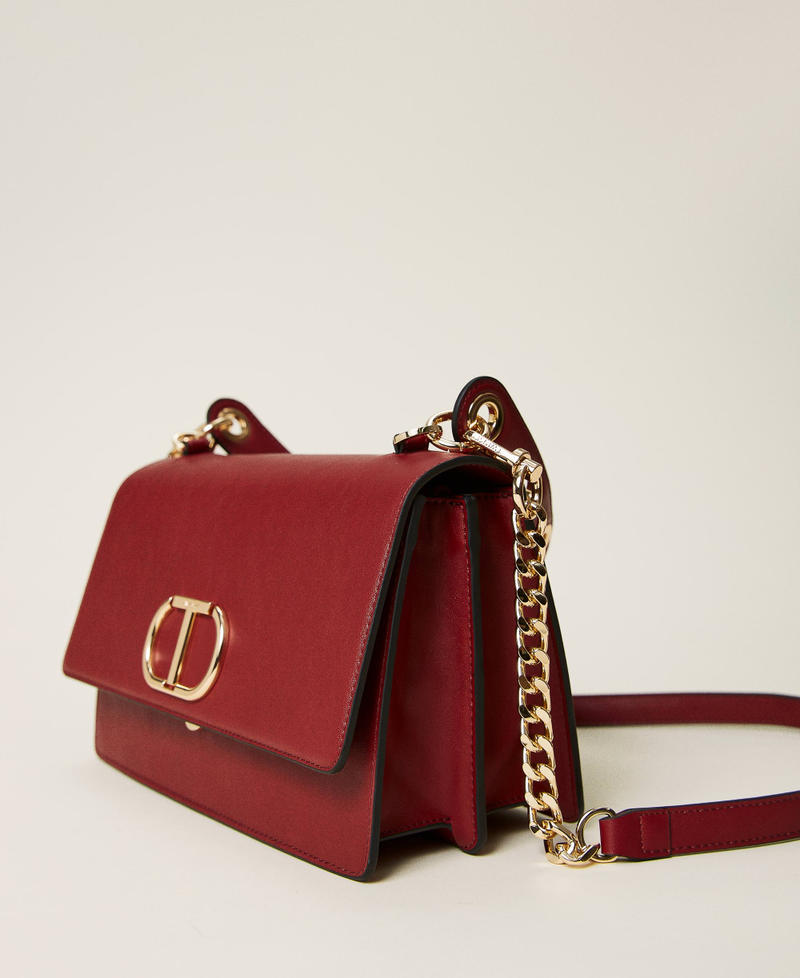 'Naira' shoulder bag with eyelets and logo