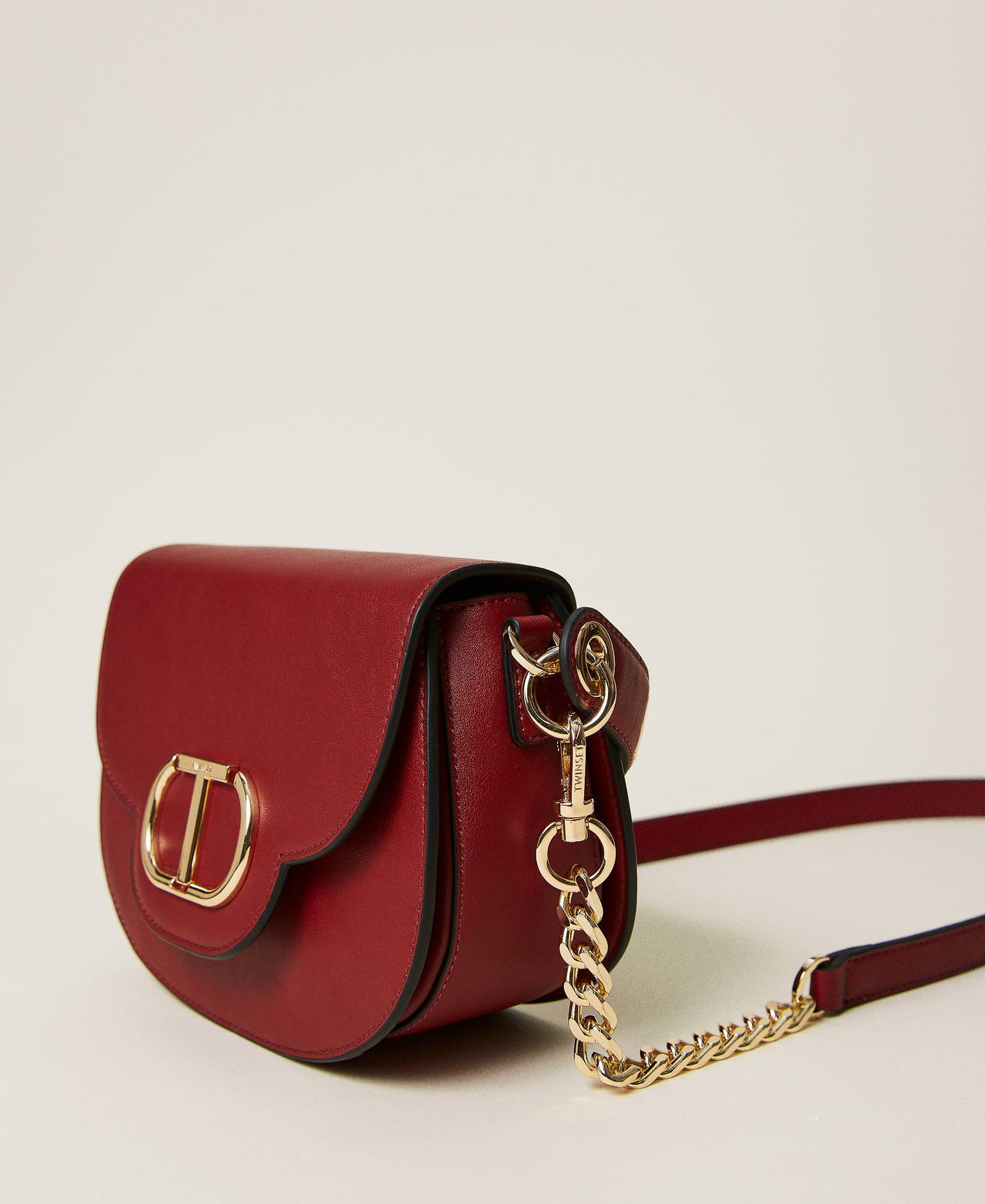 Sac &agrave; bandouli&egrave;re Naira demi-lune avec logo