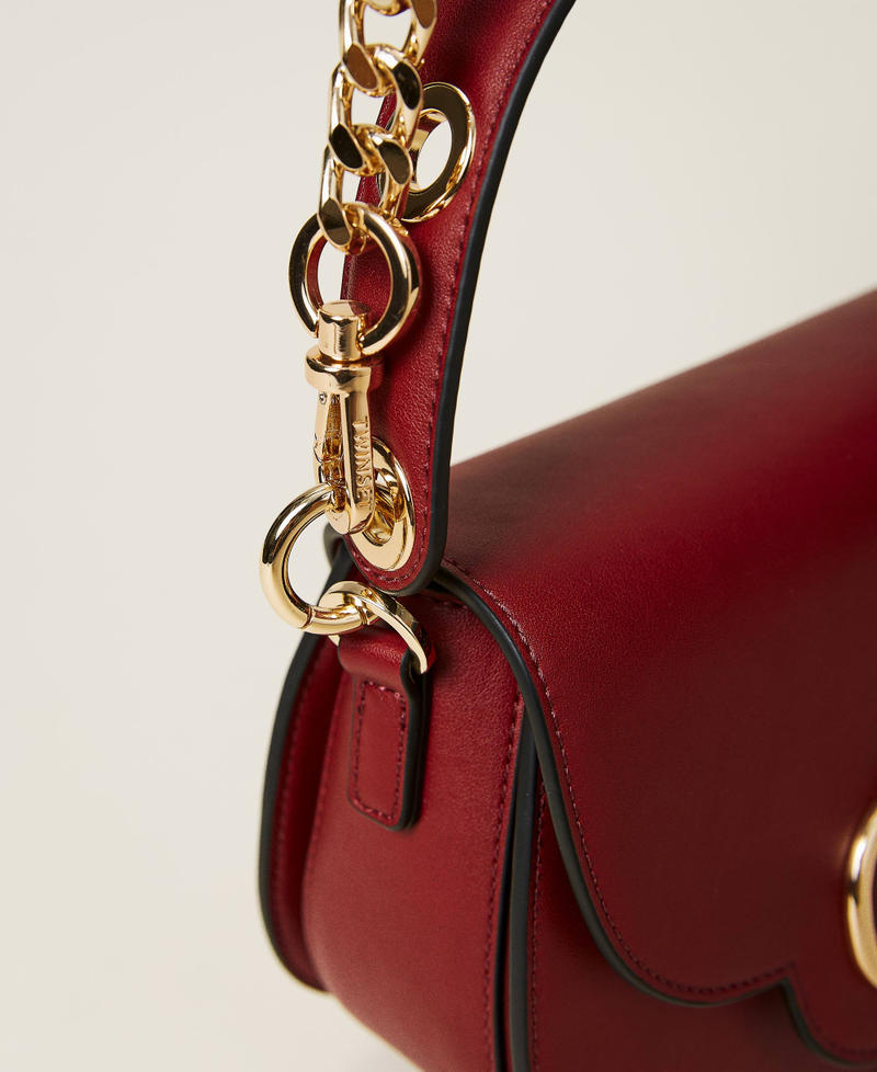 Sac &agrave; bandouli&egrave;re Naira demi-lune avec logo