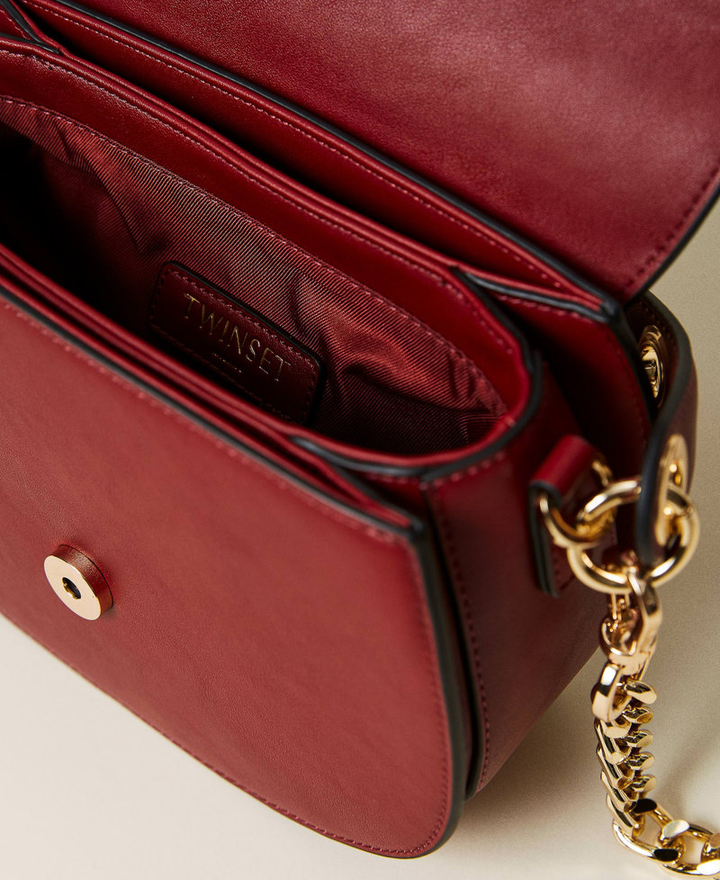 Sac &agrave; bandouli&egrave;re Naira demi-lune avec logo