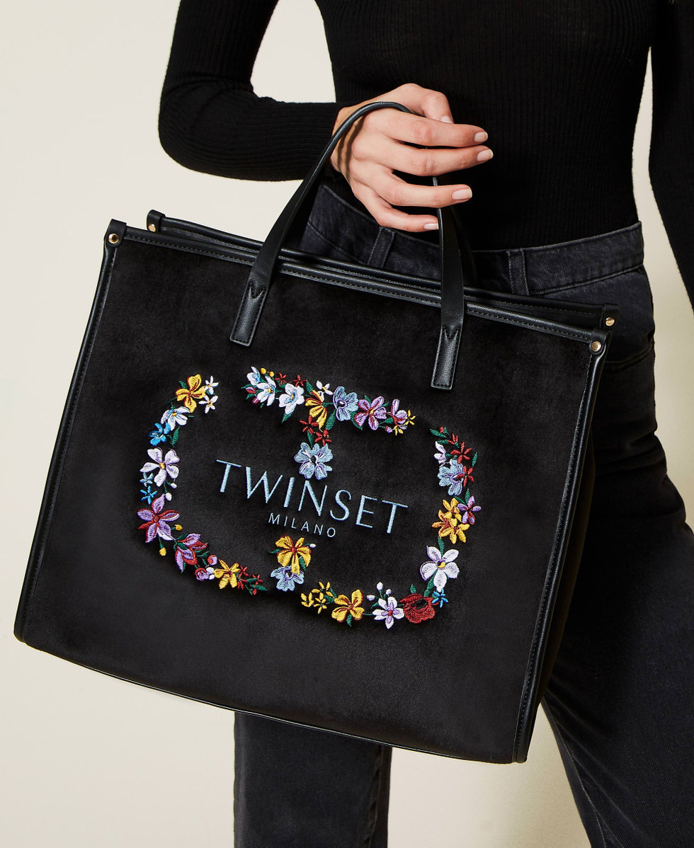 Borsa twin set velluto 2025